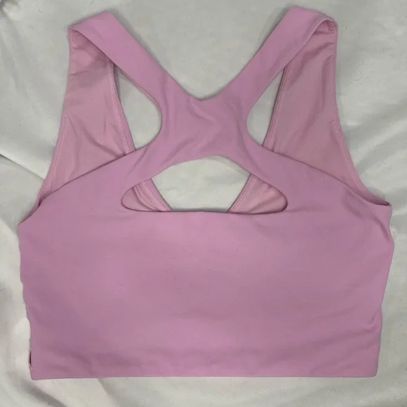 Lululemon Athletica Light Pink Cross-Back Sports Bra - Picture 3 of 4